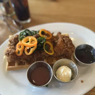 CHICKEN &amp; WAFFLE