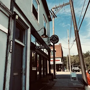 the outside of the building