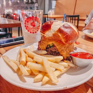 The Brewer with a side of fries