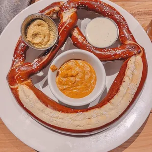 Pretzel appetizer
