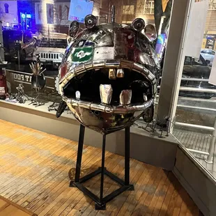 Fun artwork from the entrance of the restaurant