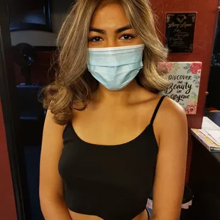 balayage for this beauty