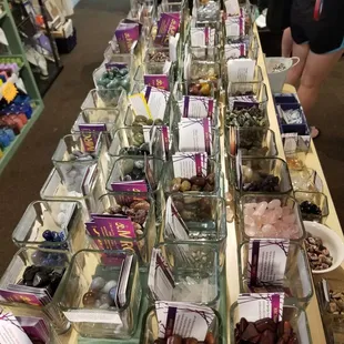 Selection of little stones.