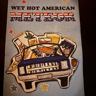 Most recent menu refresh - mid April 2024.