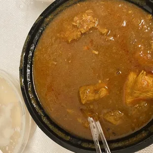 Chicken Curry via Delivery