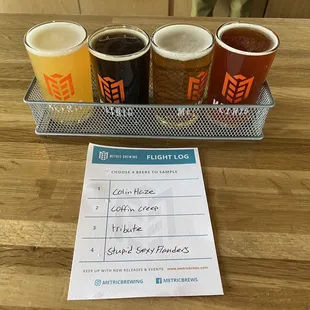 Beer flight