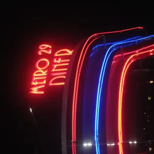 the neon sign