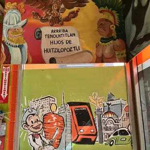 Really cute artwork throughout the place