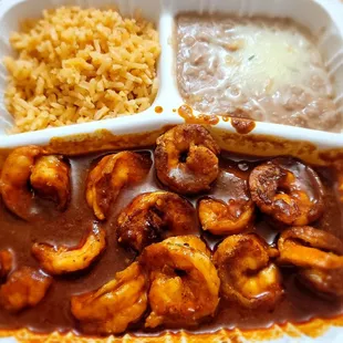 Camarones ala diabla. Smoky chipotle sauce.