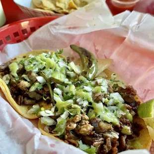 Brisket tacos