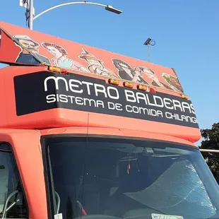 the front of the bus