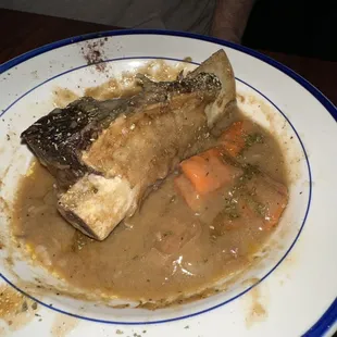 Excuse the half eaten plate but the short rib is amazing!! It's on special this week but needs to be added to the menu full time!!