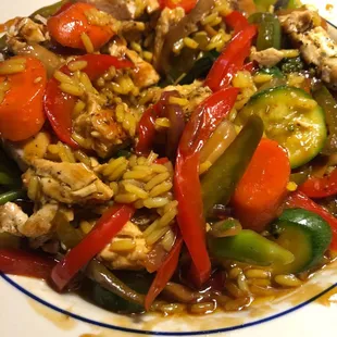 Chicken stir fry