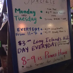 $3 Long Islands !!!!!!