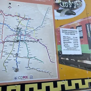 a subway map