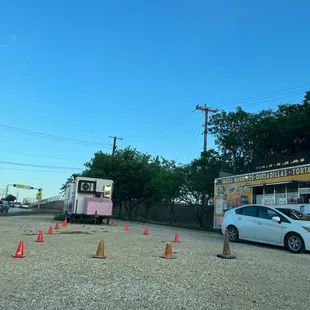 This is the drive thru. They had me pull up to wait for our order.