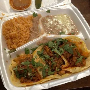 Mini tacos al pastor