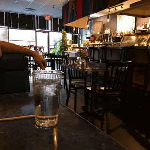 This is a tiny place. We are the only customers at 5 pm.