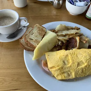 Ham and Swiss Omelette