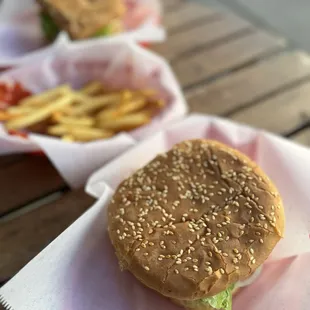 Garden Burger &amp; Fries