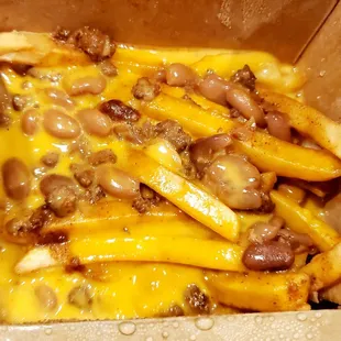 Chili Cheese Fries: Small ($7.95)