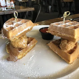 Chicken N Waffle Sliders