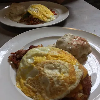 Eggs Over My Hash