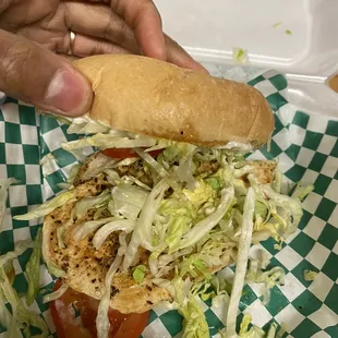 Grilled Chicken Sandwich Lunch
