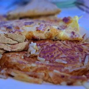 Omelet with meat