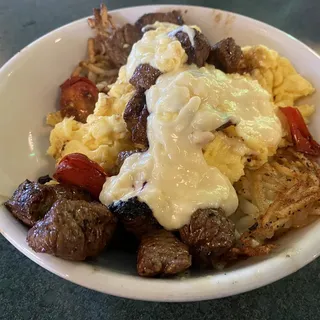 Steak & Scramble Bowl