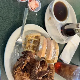 Fried Chicken & Waffles for 4