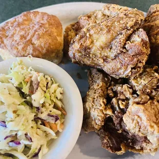 Fried chicken plates