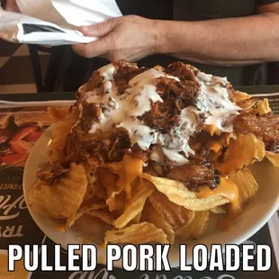 Pulled Pork Mac Stack