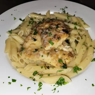 CHICKEN FRANCESE with Penne pasta