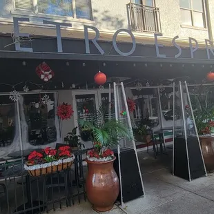 Decorated for the holidays