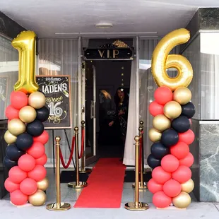 Sweet 16 Red Carpet party