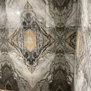 a marble shower