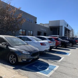 1st car in line. Dirty