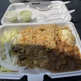 Chicken Biryani part of the daily menu now