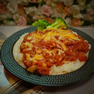Baked porkchop over rice This was yummy