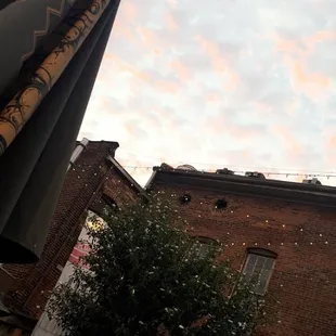 Patio + pretty skies