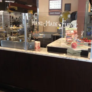 Freshly made fudge bar.