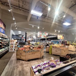 a variety of fresh produce and vegetables