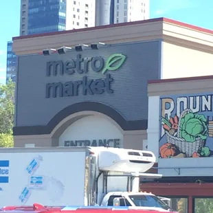 outside