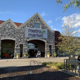 The front elevation of the store.