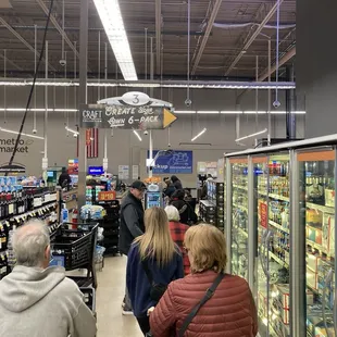 Always have to lineup to check out.