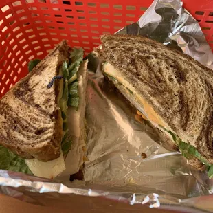 Burque Turkey with chipotle mayo, no tomato or avocado