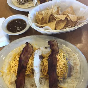 Bean and Cheese Tacos