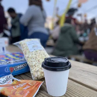 Hot Toddy &amp; locally made popcorn