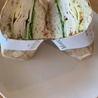 Turkey Focaccia Sandwich